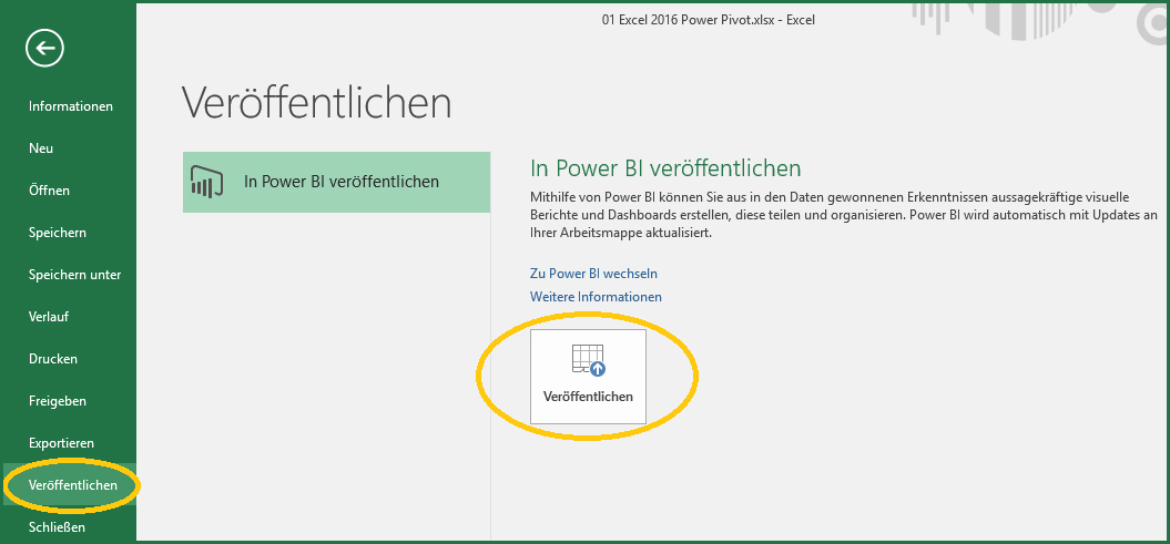 0-2 Excel 2016 Publish to Power BI