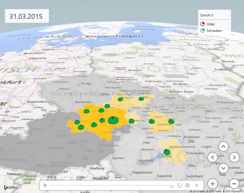 Charttypen - Power Map 1