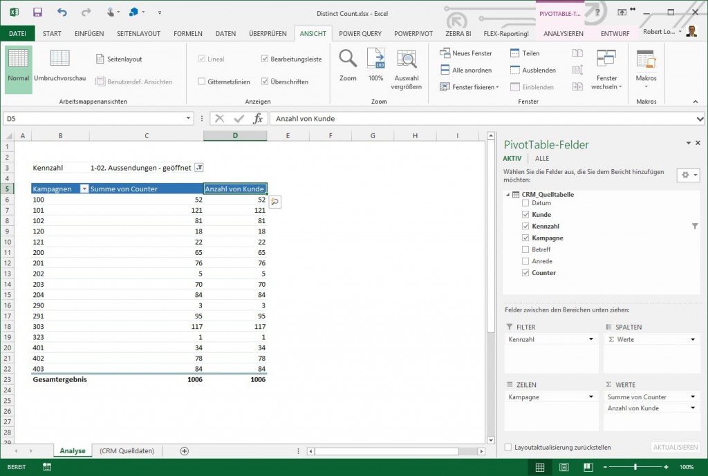 Excel Pivot Distinct Count 3