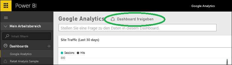 13 Sharing Dashboard