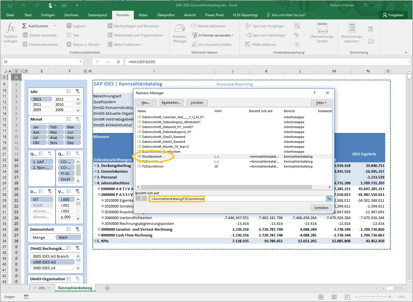 Excel dynamischer Druckbereich 09