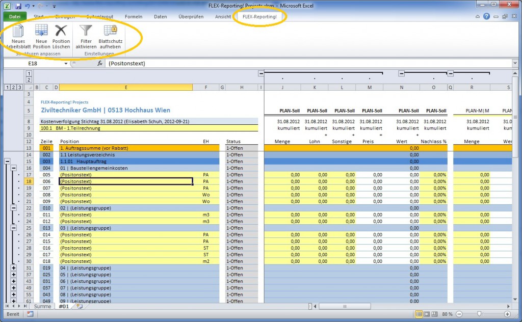 Fertiges Ribbon XLAM